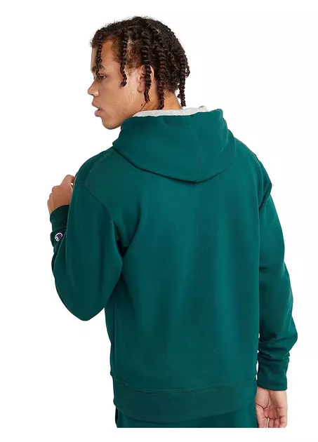 Худи Champion Powerblend Fleece Pullover Hoodie HBGF89H green
