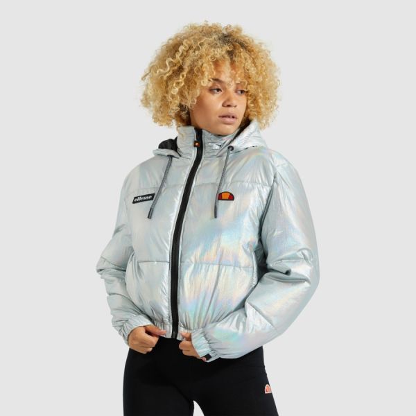 Women's jacket Ellesse Mues padded silver