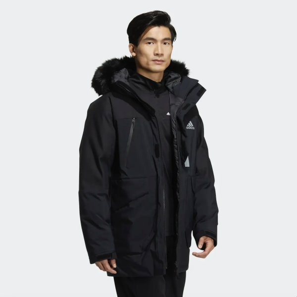 Куртка Adidas Fur Hood Down Parka HR5232 black