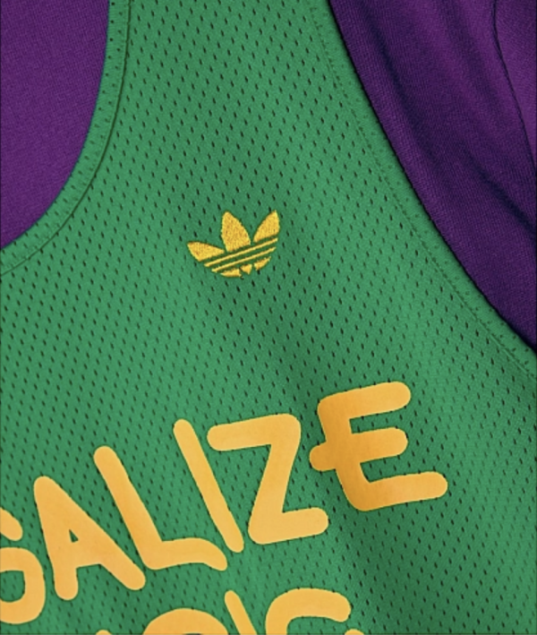 Футболка Adidas x Kerwin Frost violet green