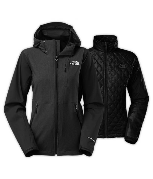 The North Face Thermoball triclimate jacket black grey