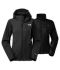 Жіноча куртка The North Face Thermoball triclimate jacket black grey