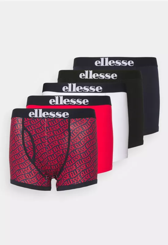 Чолловіча білизна 5 пар Ellesse Arita 5Pk Trunks red/navy