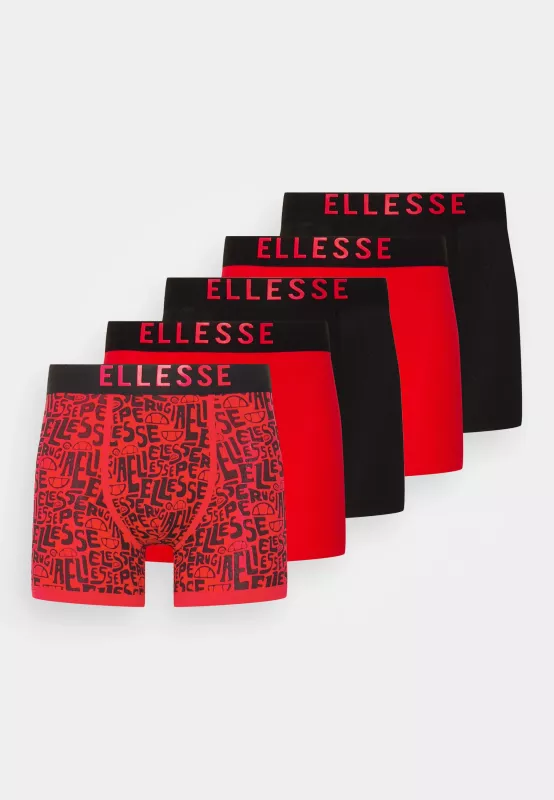 Чолловіча білизна 5 пар Ellesse Cosmo fashion 5Pk Trunks black red