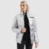 Woman's jacket Ellesse Sisa padded silver
