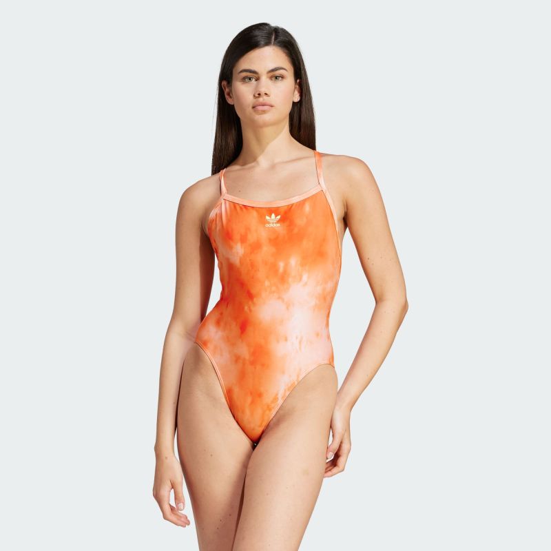 Спортивный купальник Adidas Hills Hiker Allover-Print swimsuit IM1151 orange
