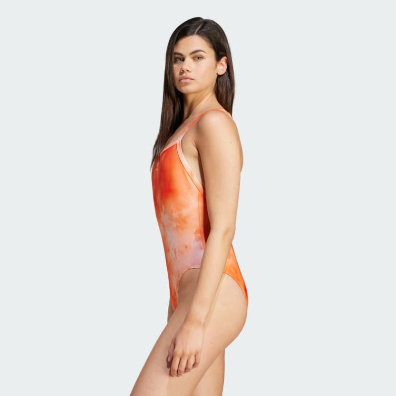 Спортивный купальник Adidas Hills Hiker Allover-Print swimsuit IM1151 orange