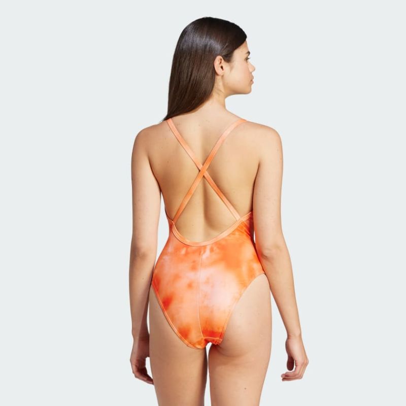 Спортивный купальник Adidas Hills Hiker Allover-Print swimsuit IM1151 orange