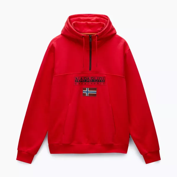 Худі Napapijri Burgee red goji