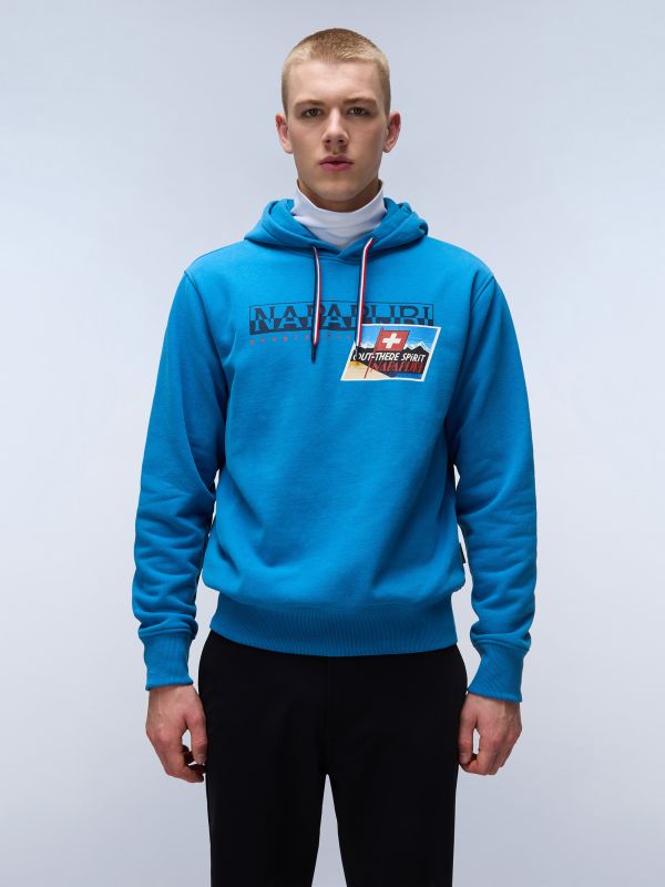 Худи Napapijri B-Portalet blue saphire