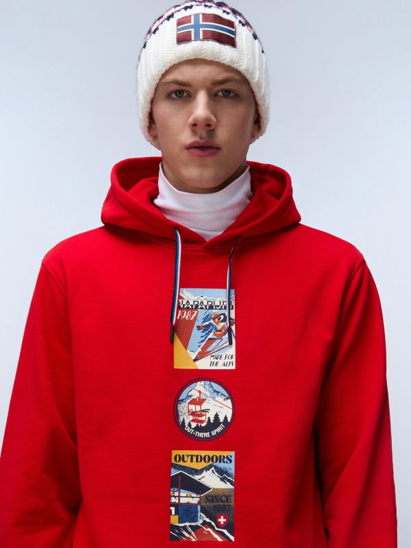 Худі Napapijri B-Portalet red