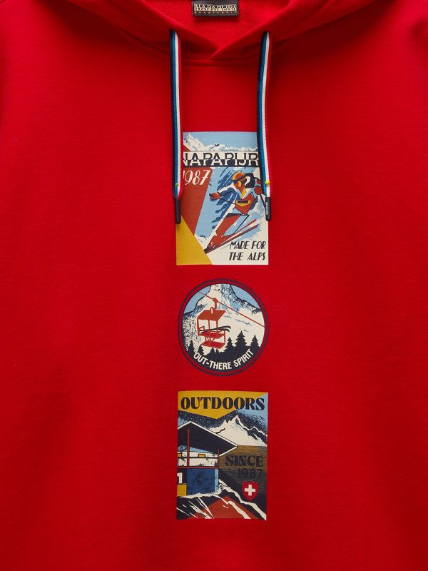 Худі Napapijri B-Portalet red