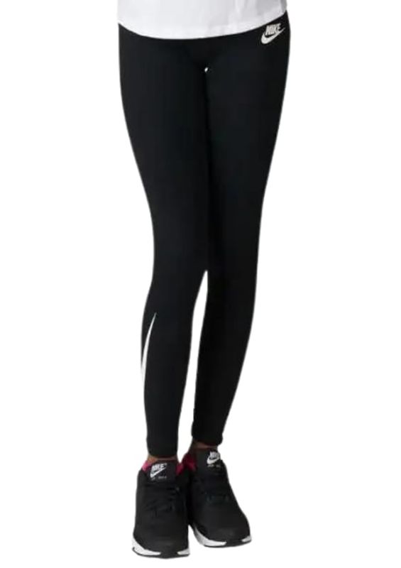 Дитячі котонові лоcіни Nike Girls NSW Club legging logo AJ6842 black