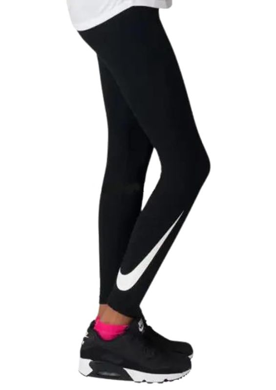 Детские коттоновые лосины Nike Girls NSW Club legging logo AJ6842 black