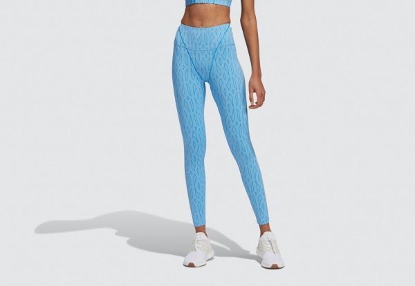 Adidas Ivy Park MESH Monogram Mesh Tight H57088 light blue