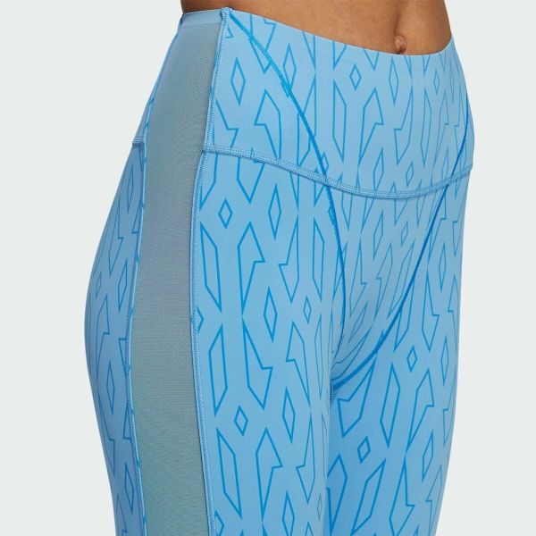 Adidas Ivy Park MESH Monogram Mesh Tight H57088 light blue
